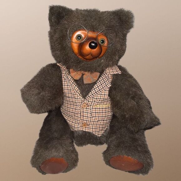 Vintage Robert Raikes Original Bears Sebastian &  Roberta Stuffed Animals - Picture 8 of 13